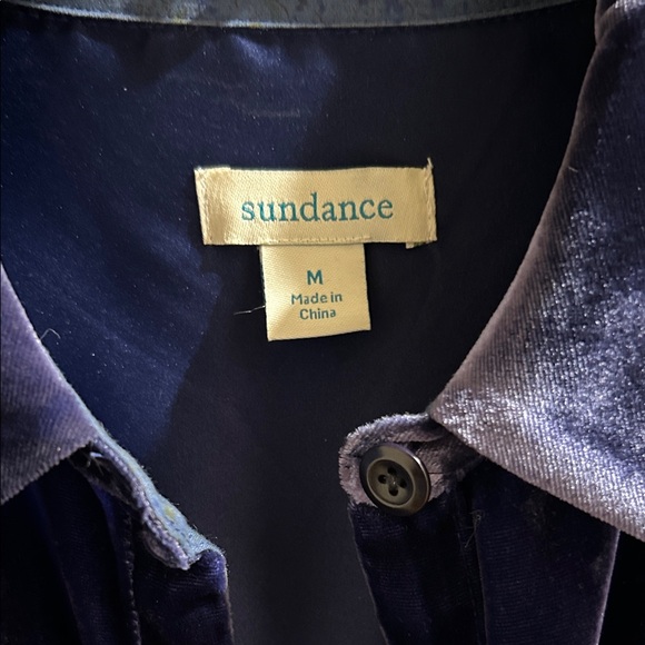 Sundance Midnight Blue Velvet Shirt - Picture 2 of 5